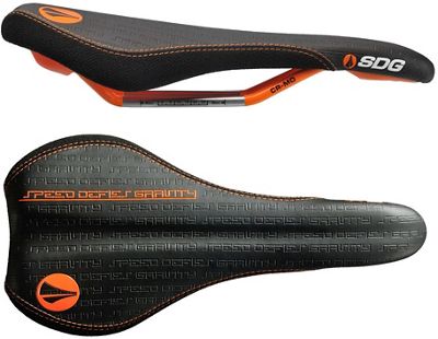 Selle SDG Fly Mtn (rails Cro-Mo) - Noir-Orange