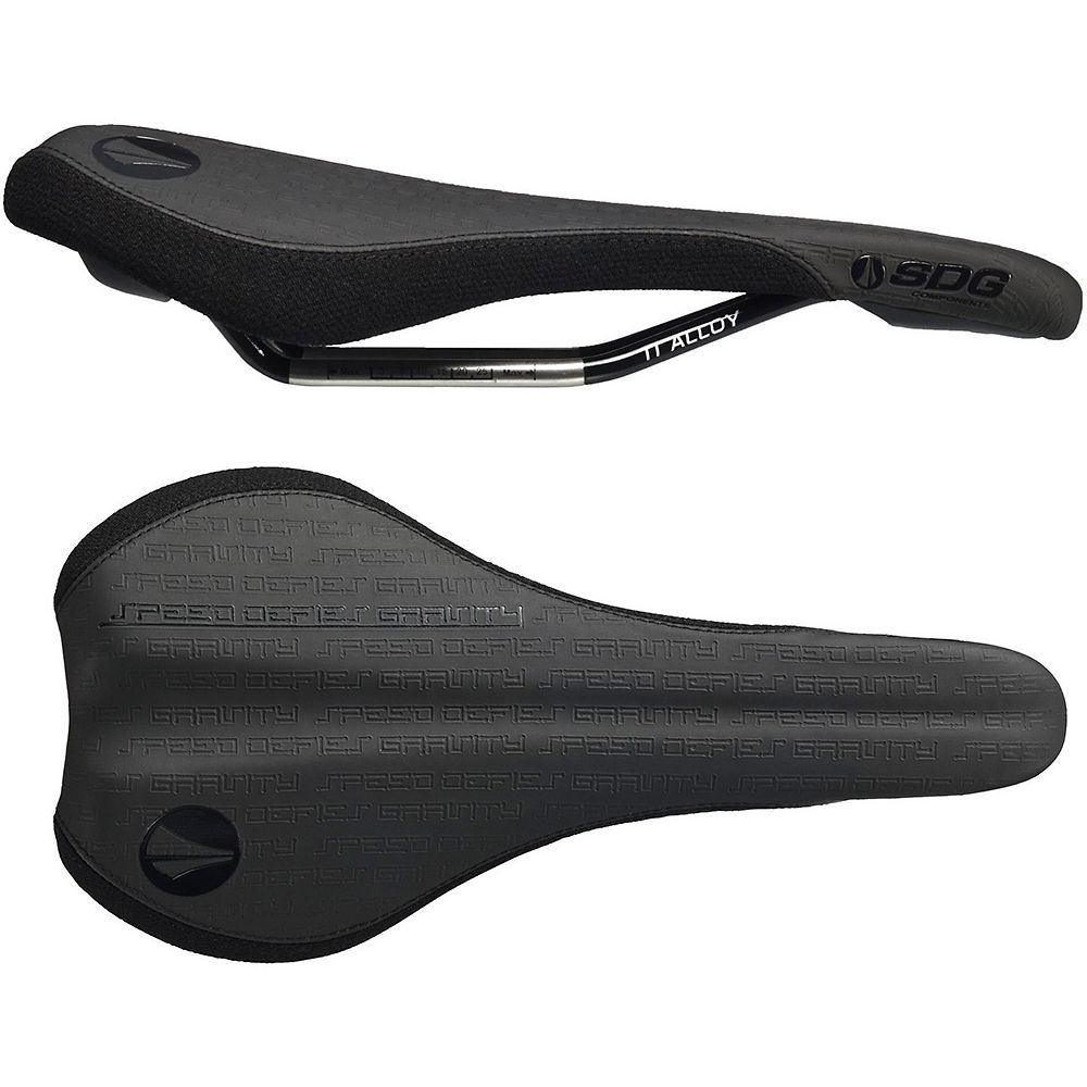 Selle SDG Fly Mtn (rails alliage/titane) - Noir