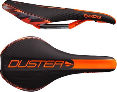 SDG Duster P Mtn Cro-Mo Saddle - Noir-Orange