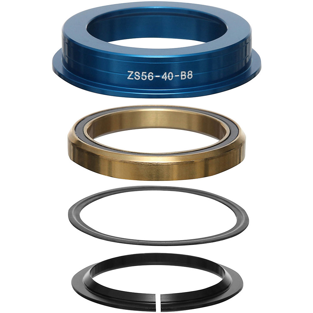 Cuvettes de jeu de direction Nukeproof (inférieures, acier inoxydable recouvert de titane) - Bleu - EX49-40 - B7, Bleu
