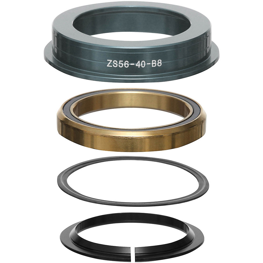 Cuvettes de jeu de direction Nukeproof (inférieures, acier inoxydable recouvert de titane) - Gris - EX44-40 - B5, Gris