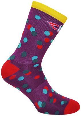 Chaussettes Cinelli caleido dots  - violet - m/l, violet