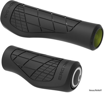 Ergon GA3 Mountain Bike Grips - Black - Small Nexus/Rohloff}, Black