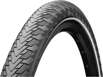 Continental Contact Cruiser Commuter Tyre - Grey - Reflex - Wire Bead, Grey - Reflex