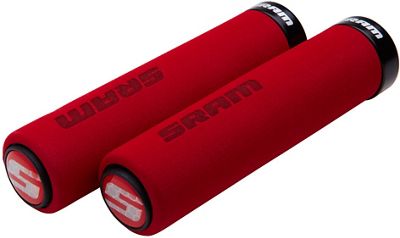 SRAM Locking Foam Grips - Rouge-Noir