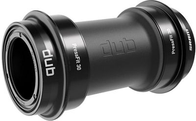 SRAM DUB Road Pressfit Bottom Bracket - Black - 83mm - PressFit 30, Black