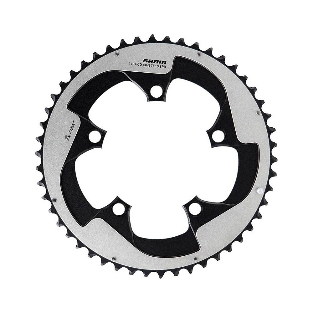 SRAM X-Glide 11 Speed Outer Chain Ring - Silver - 52t}, Silver