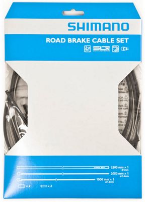 Shimano Road Stainless Steel Brake Cable Set AU - Black, Black