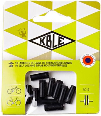 Transfil Self Locking Brake Outer Casing Caps - Black, Black