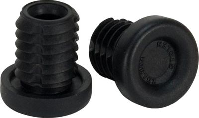 Stolen Vortex Rubber Bar Plugs - Noir, Noir