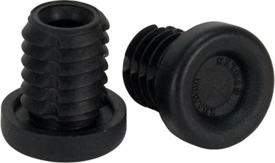 Stolen Vortex Rubber Bar Plugs - Black, Black