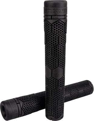 Stolen Hive Flangeless BMX Handlebar Grips - Black, Black