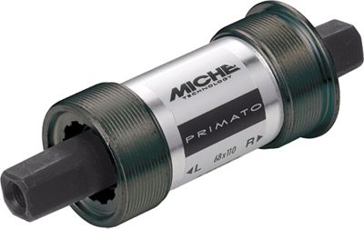 Miche Primato Track Bottom Bracket - Silver - 68mm x 110mm - English Thread, Silver