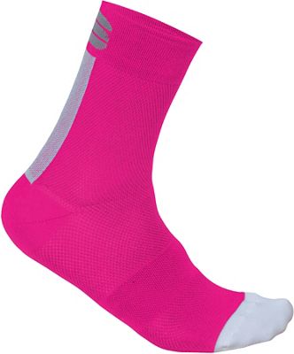 Sportful Women's Bodyfit Pro 12 Socks - Bubble Gum-White - L/XL/XXL