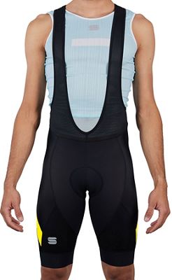 Salopette corta Sportful Neo - Black-Yellow Fluo, Black-Yellow Fluo