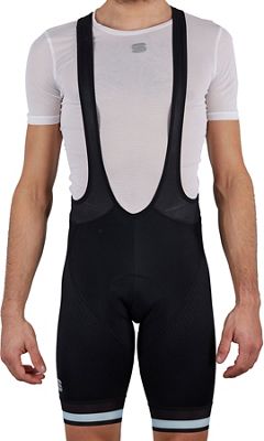 Salopette corta Sportful Bodyfit Team Classic - Black-Blue Sky - XXL, Black-Blue Sky