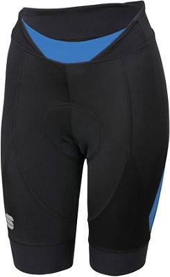 Sportful Women's Neo Shorts - Black-Parrot Blue - XS