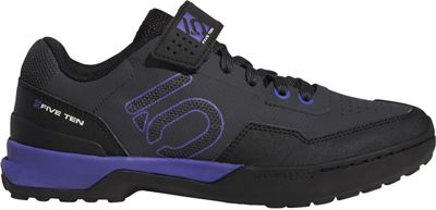 Five Ten Women's Kestrel Lace MTB Shoes - Carbon-Purple-Black - UK 4}, Carbon-Purple-Black