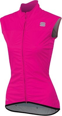 Sportful Women's Bodyfit Pro 2.0 WS Vest  - BUBBLE GUM-BLACK, BUBBLE GUM-BLACK