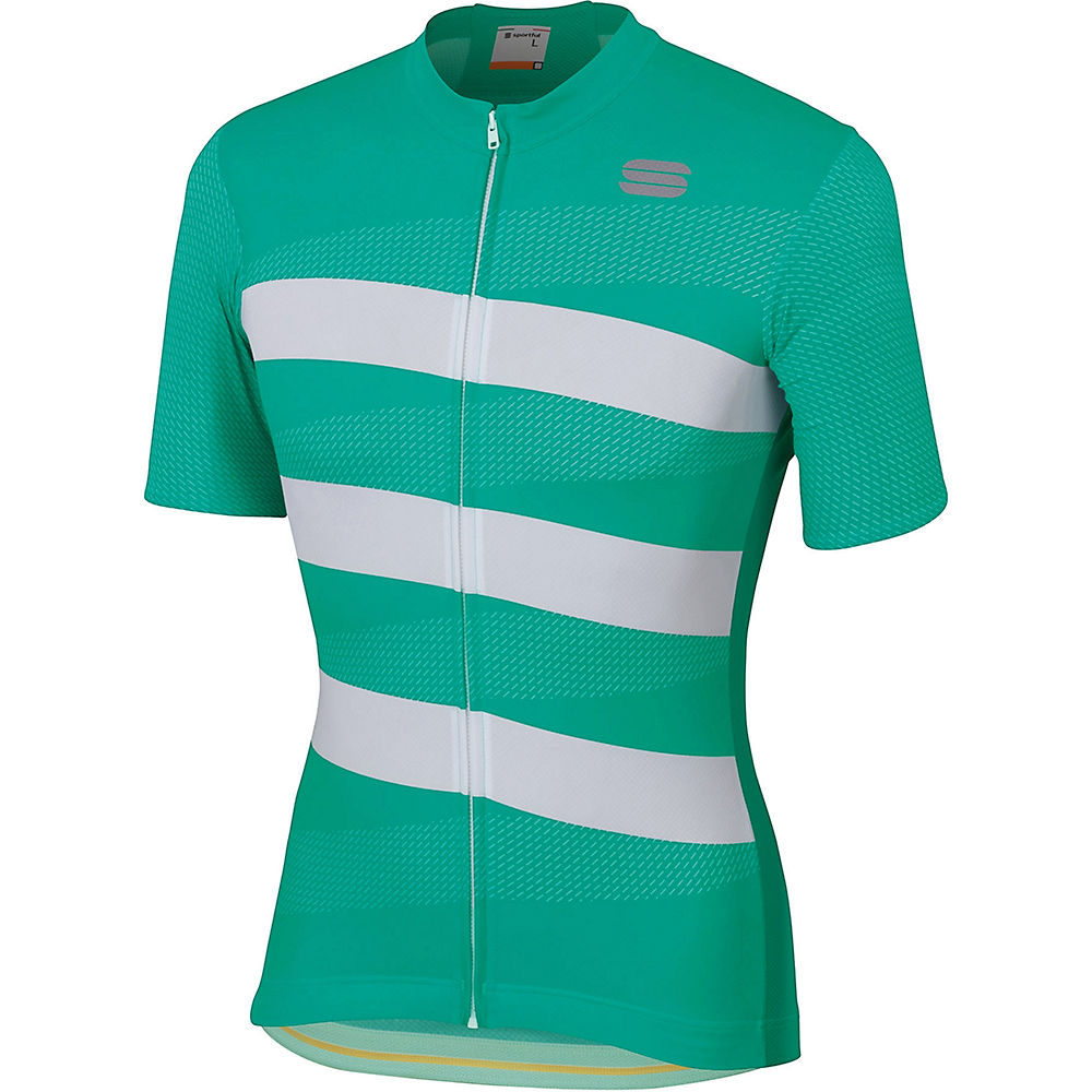 Sportful Team 2.0 Ribbon Jersey - Bora Green-White - XXL