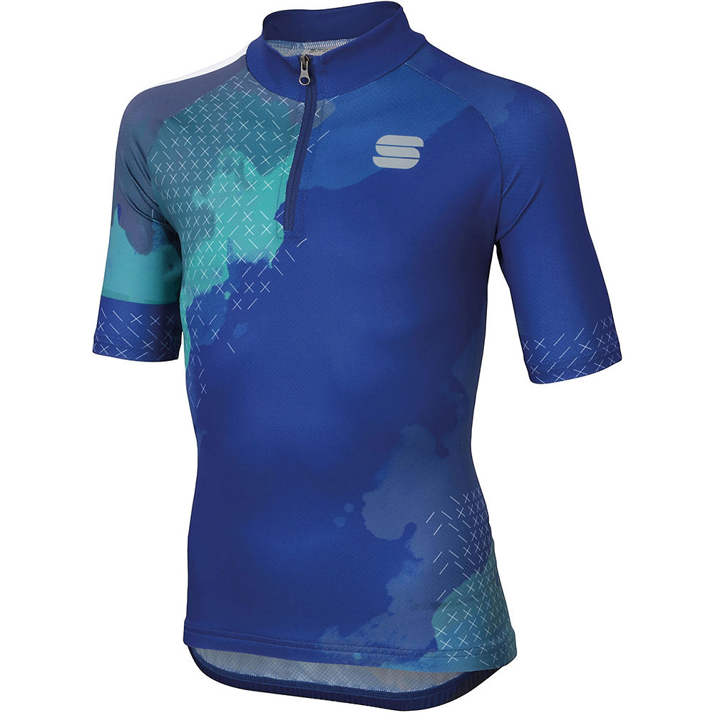 Sportful Kid's Dolomia Short Sleeve Jersey - Blue Cosmic - 14-15 Years