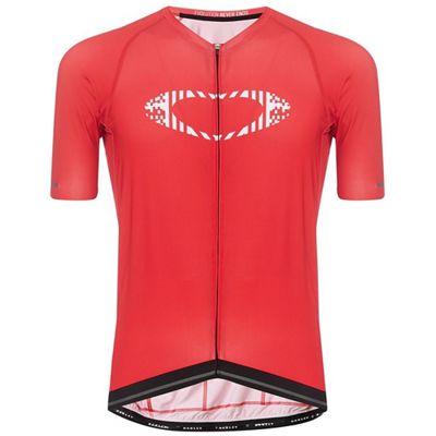 Oakley Icon Short Sleeve Jersey - Ligne rouge