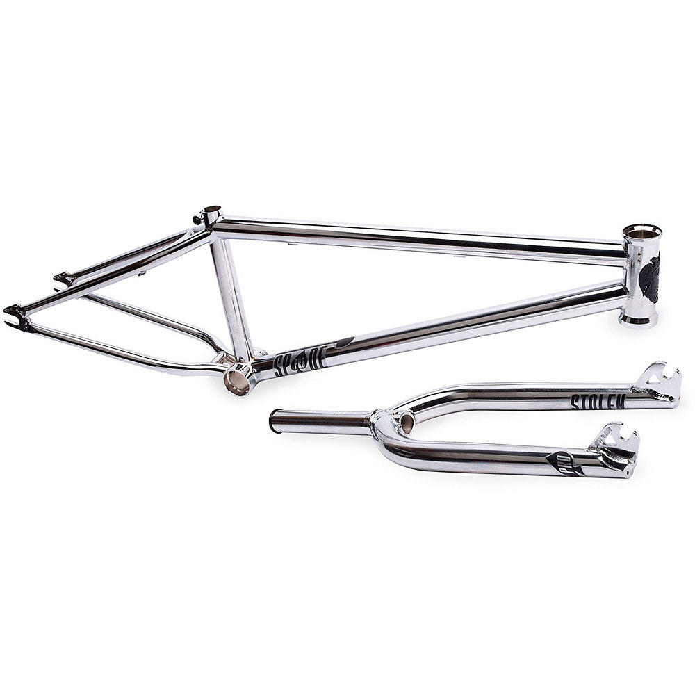 Stolen Spade Pro 22 Frame & Fork Set 2020 - Chrome Plate