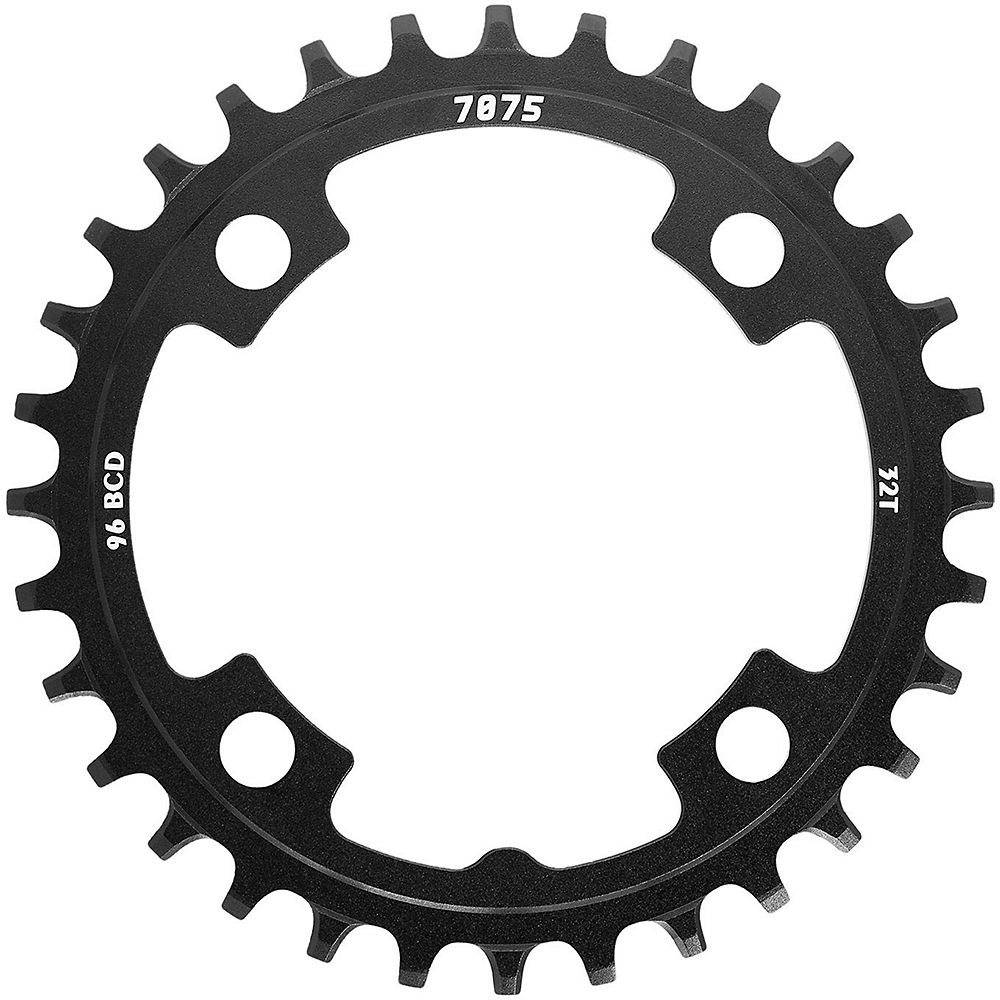 SunRace MX00 Steel Chainring - Noir - 4-Bolt, Noir
