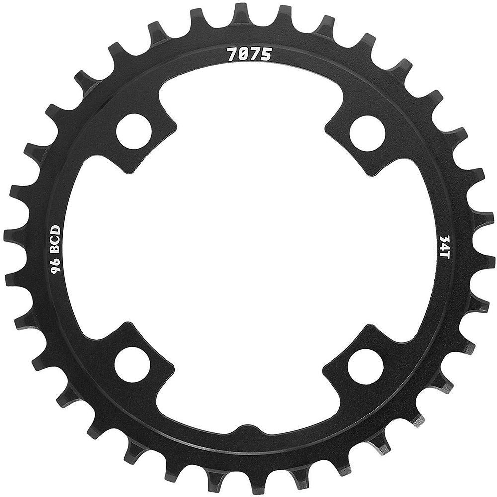 SunRace MX00 Steel Chainring - Argent - 4-Bolt, Argent