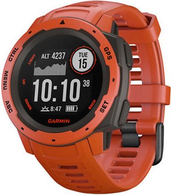garmin instinct solar flame red