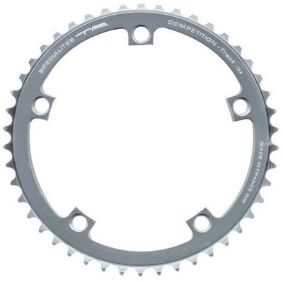 TA Shim-Camp Track Chainring - Argent - 5-Bolt, Argent