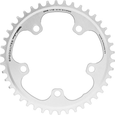 TA One 5 Arm Chainring 10-11-12 Speed - Argent - 5-Bolt, Argent