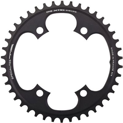 TA One X110 4 Arm Chainring 10-11-12 Speed - Noir - 4-Bolt, Noir