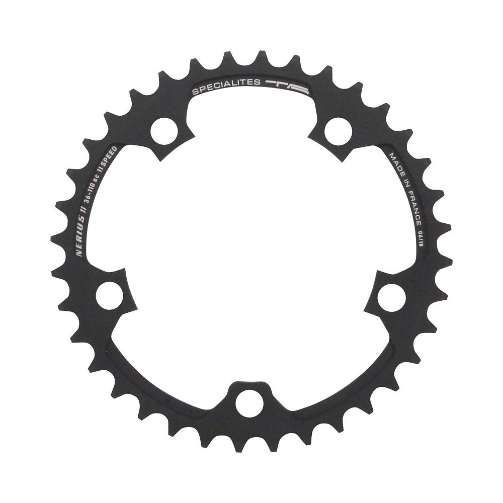 TA Nerius CT-Campagnolo Inner Chain Ring - Black - 5-Bolt, Black