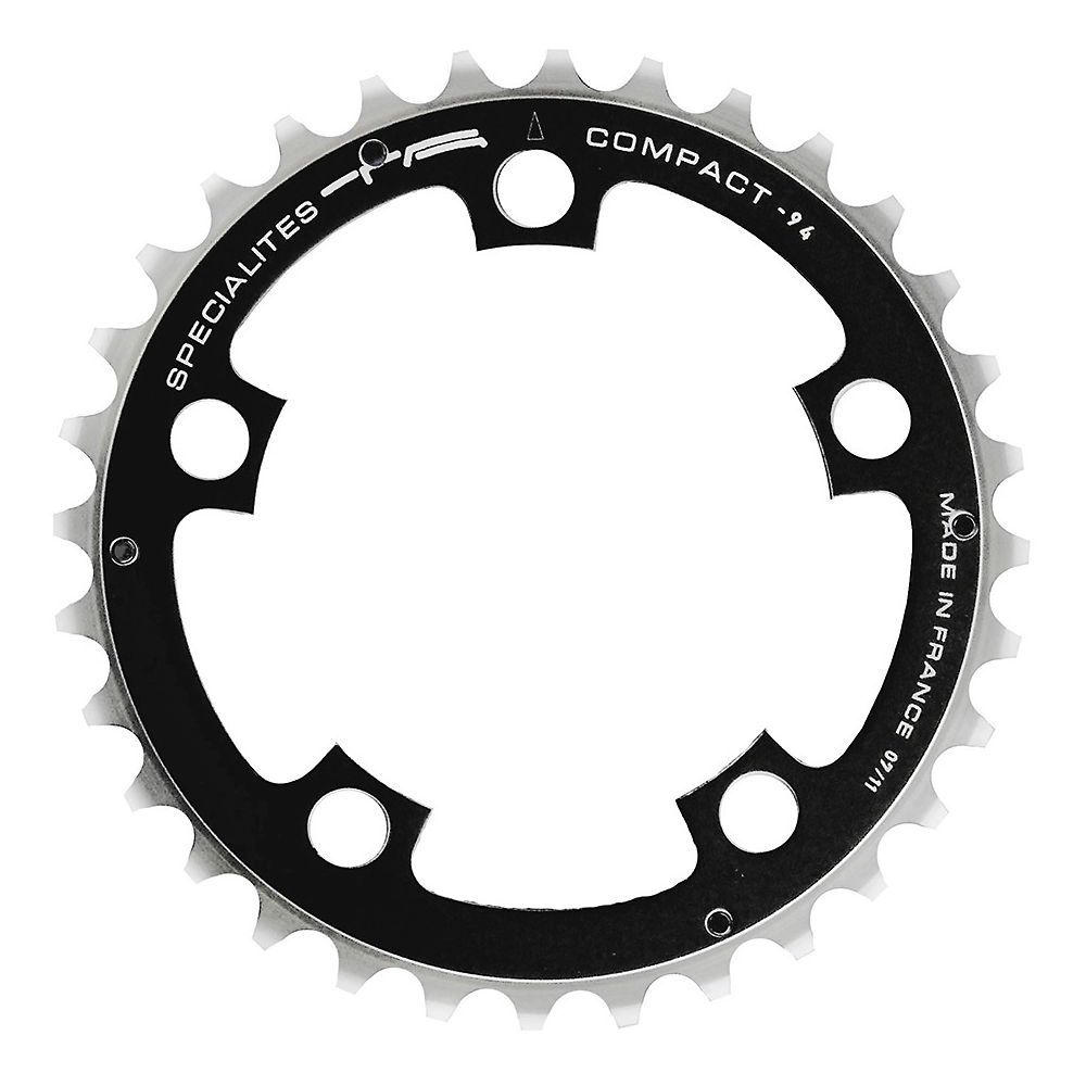 TA Compact Middle Chain Ring (94mm BCD) - Black - 5-Bolt, Black