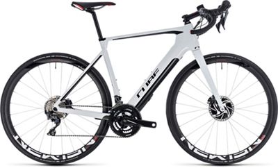 Vélo électrique Cube Agree Hybrid C:62 SL (à disque) 2019 - Blanc - Noir - 56cm (22)