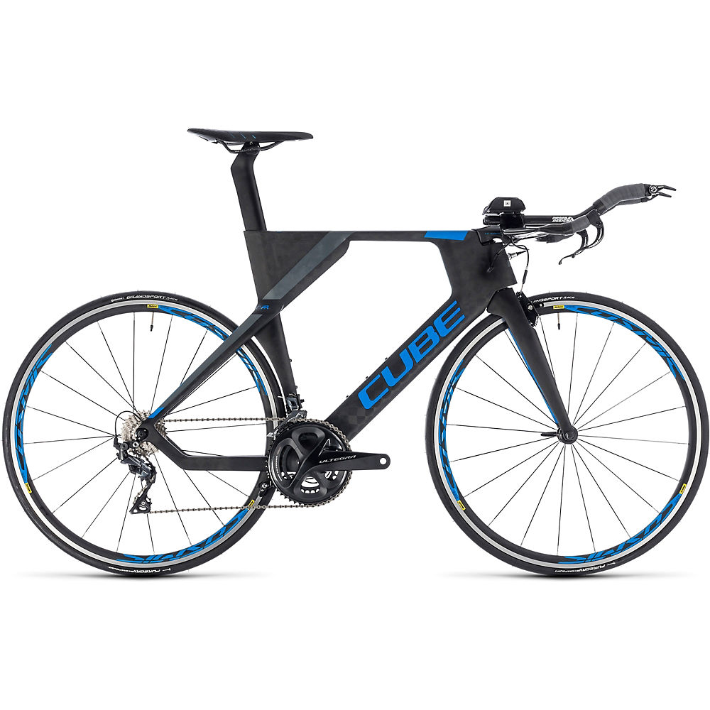 Cube Aerium Race TT Bike 2019 - Carbone - Bleu - S