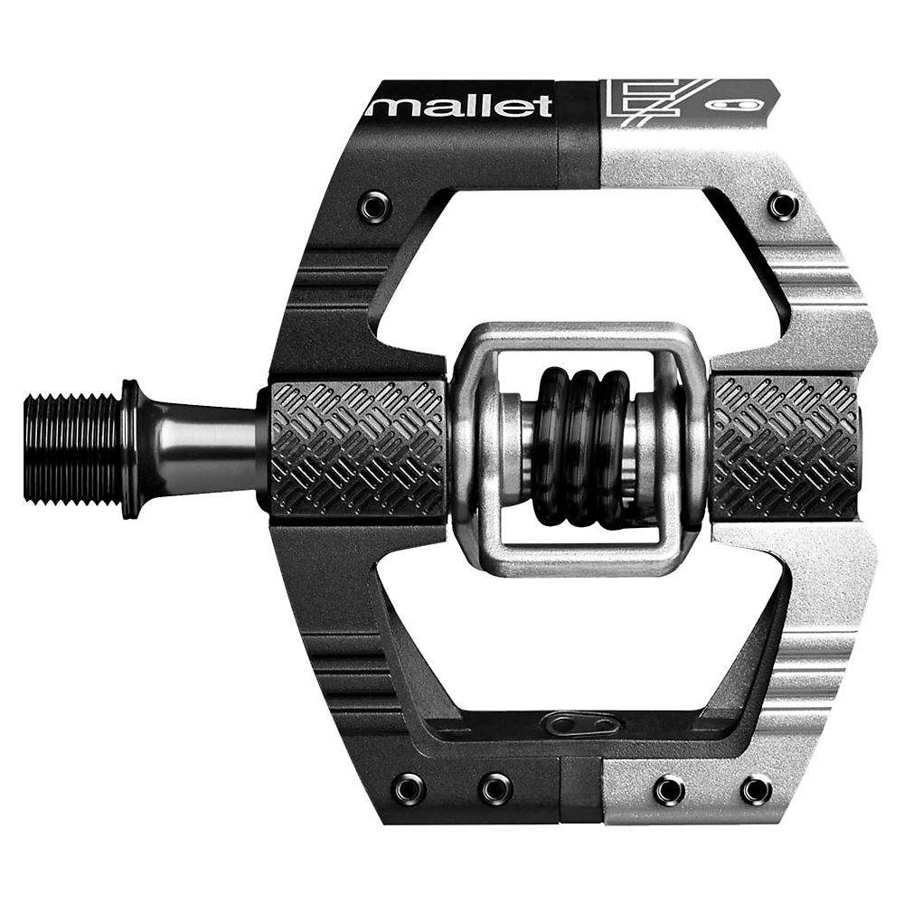 crankbrothers Mallet-E Pedals - Noir argent, Noir argent
