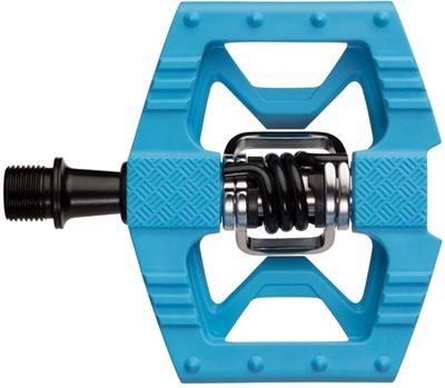 crankbrothers Doubleshot 1 Clipless MTB Pedals - Blue, Blue