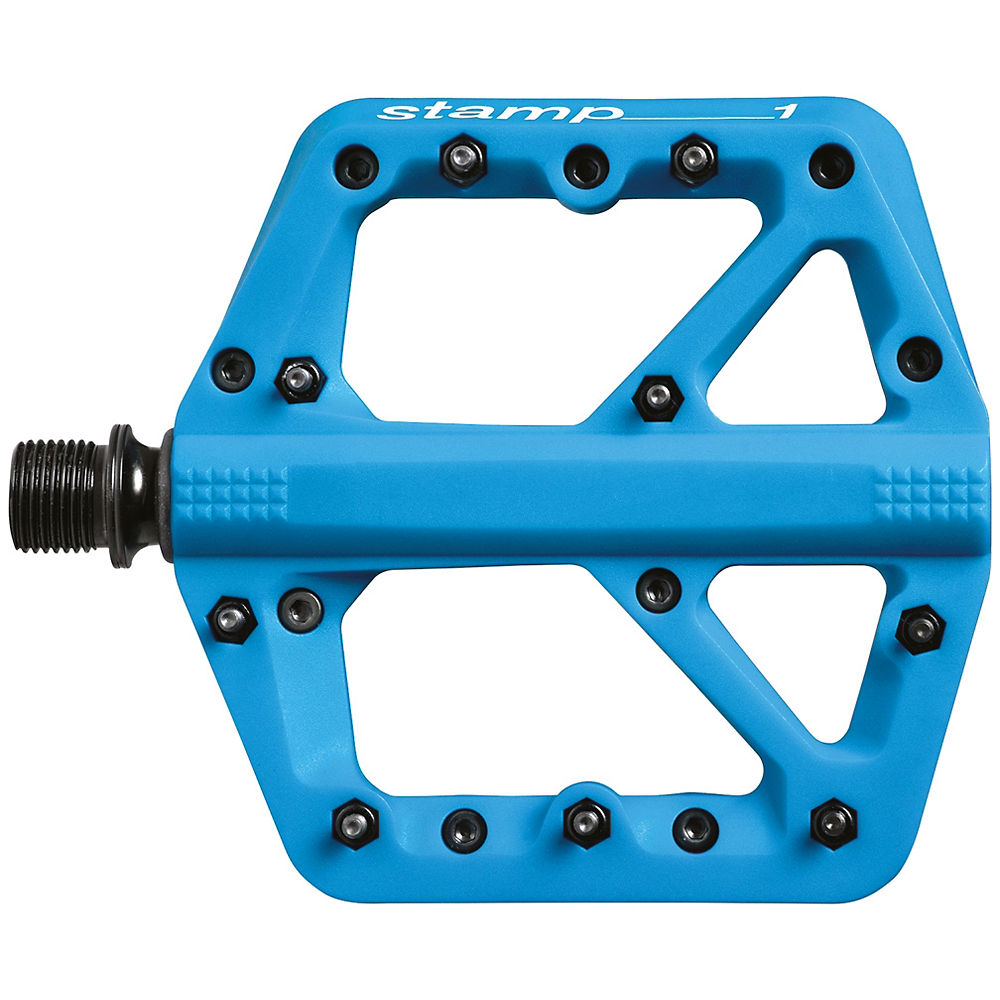 Pédales Crank Brothers Stamp 1 - Bleu - Small, Bleu