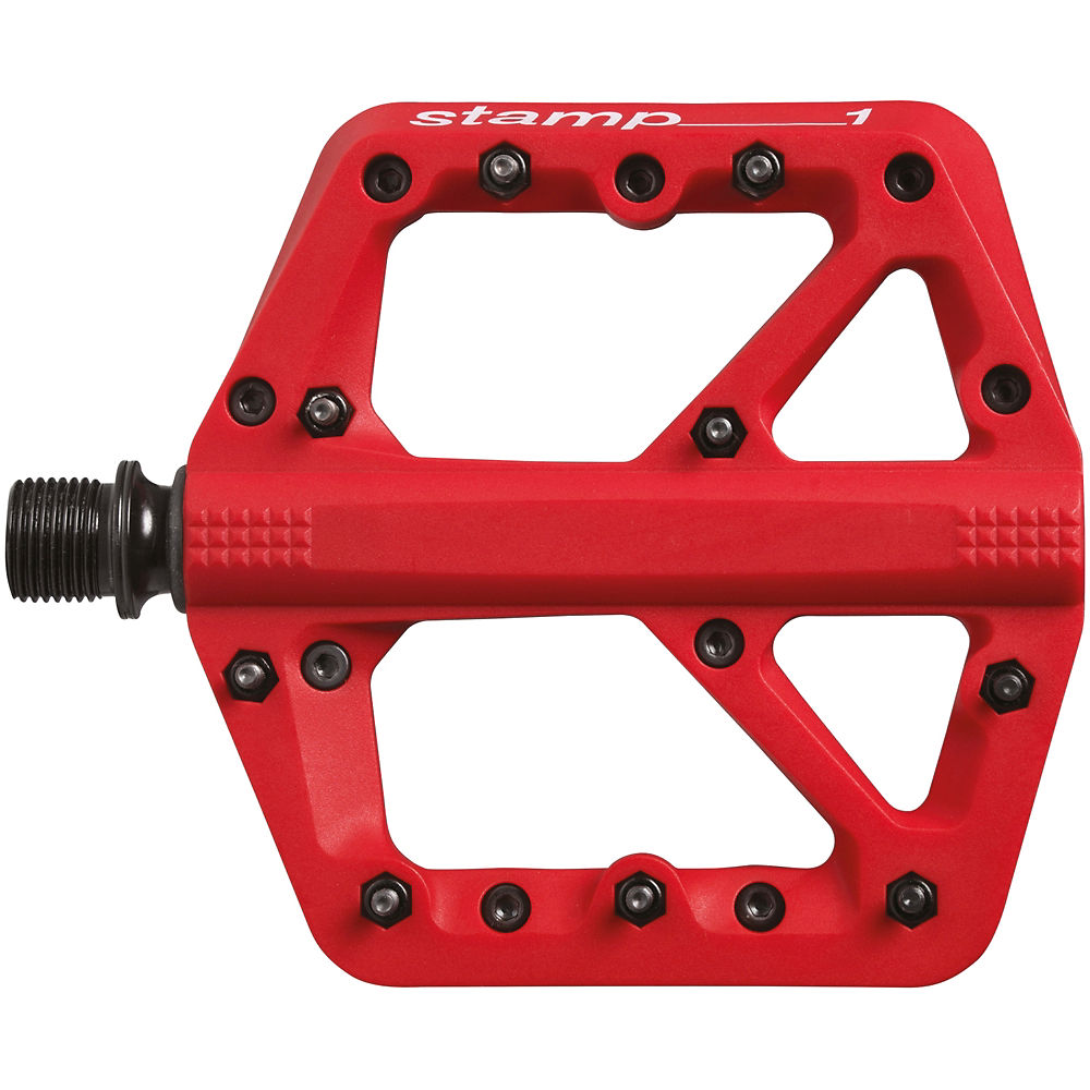 Pédales Crank Brothers Stamp 1 - Rouge - Small, Rouge