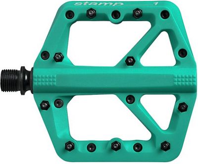 crankbrothers Stamp 1 Pedals - Turquoise - Large}, Turquoise