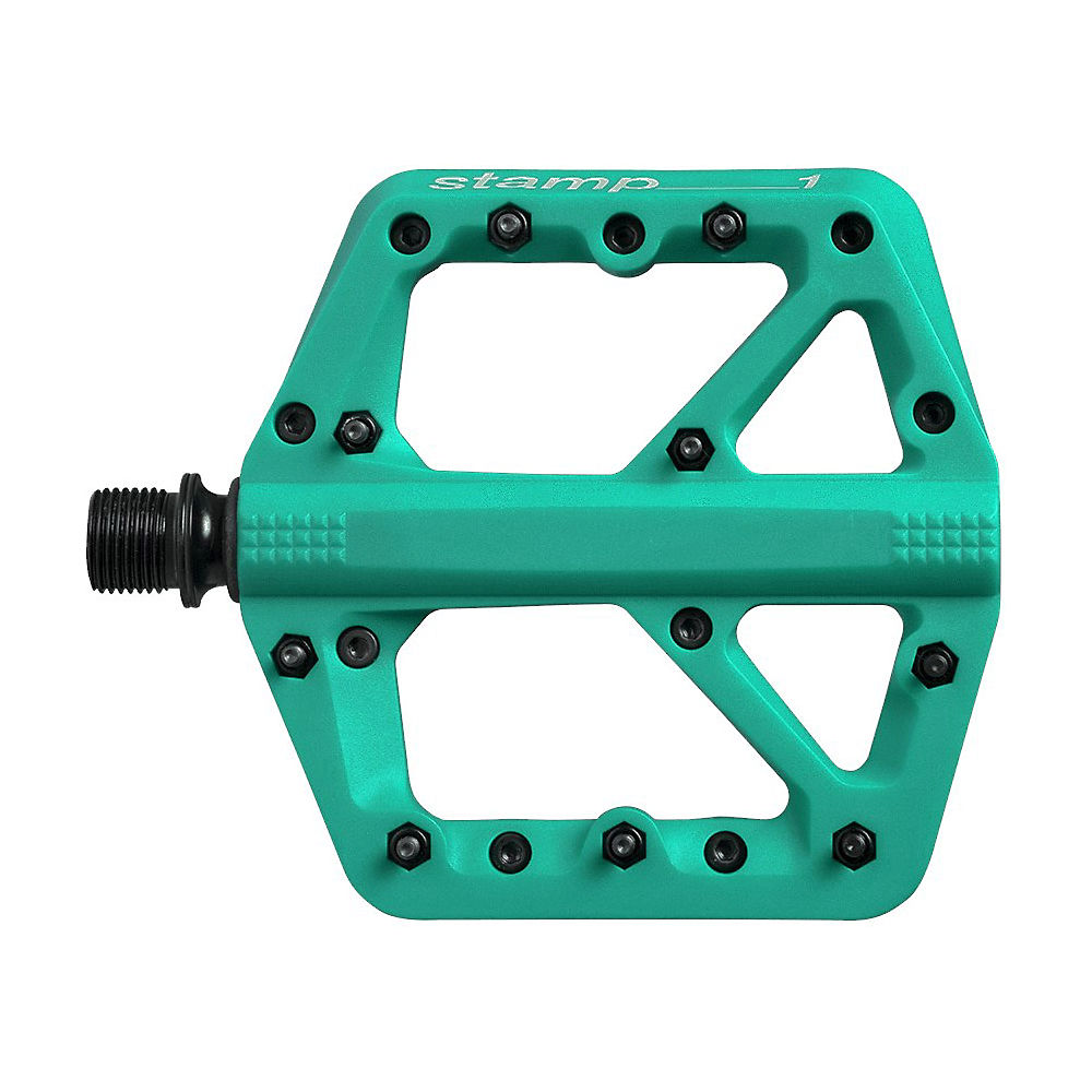 Pédales Crank Brothers Stamp 1 - Turquoise - Small, Turquoise