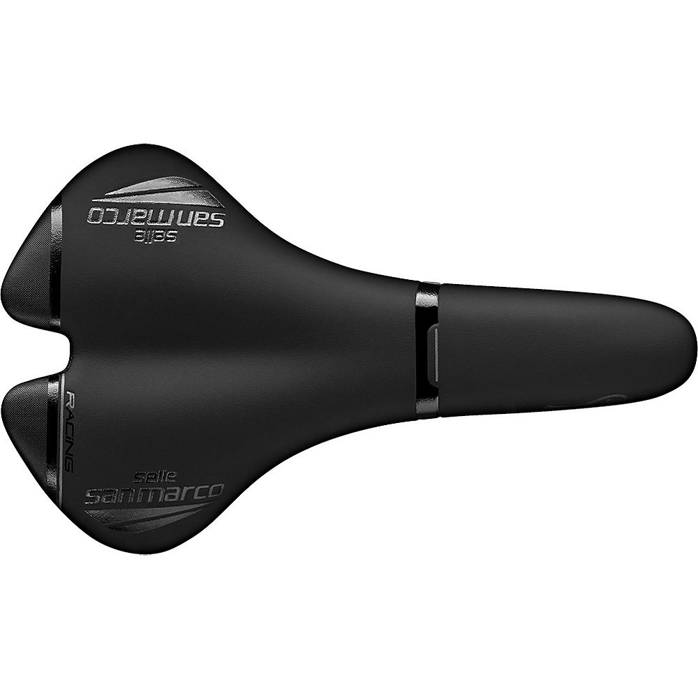 Selle San Marco Aspide Full-Fit Racing Saddle - Noir/Noir - Wide - 142mm Wide, Noir/Noir