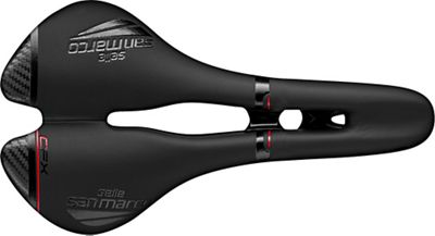 Selle San Marco Aspide Open-Fit Carbon FX Saddle - Black-Black - Wide L2, Black-Black