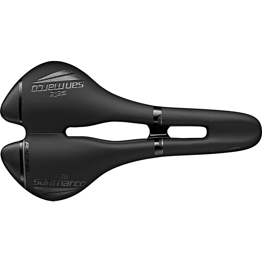 Selle Selle San Marco Aspide Open-Fit Racing - Noir/Noir - Narrow - 132mm Wide, Noir/Noir