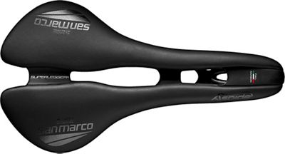 Selle San Marco Aspide Open-Fit Superleggera Saddle - Black-Black - Wide L2, Black-Black