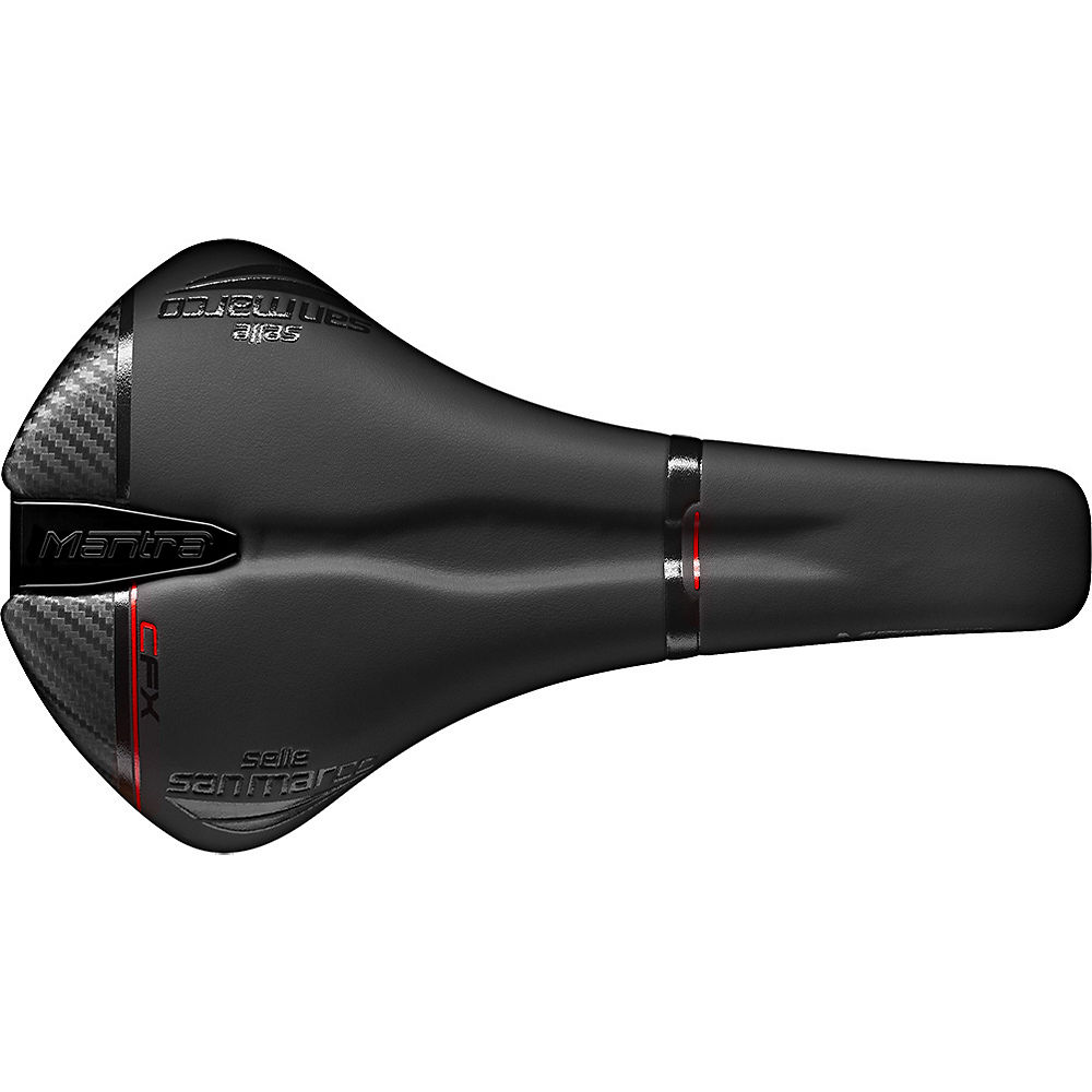 Selle San Marco Mantra Full-Fit Carbon FX Saddle - Noir/Noir - Narrow - 136mm Wide, Noir/Noir