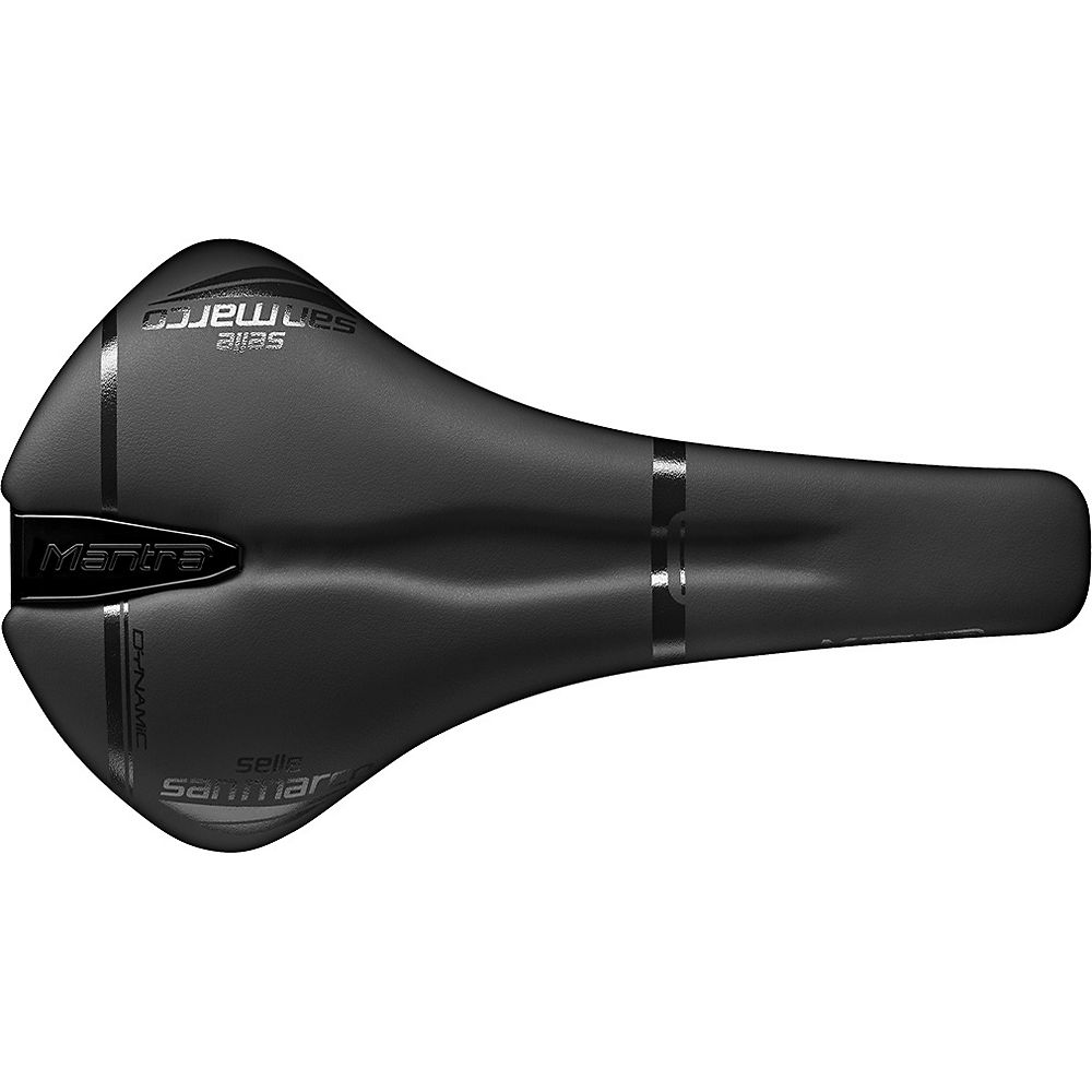 Selle San Marco Mantra Full-Fit Dynamic Saddle - Noir/Noir - Narrow - 136mm Wide, Noir/Noir