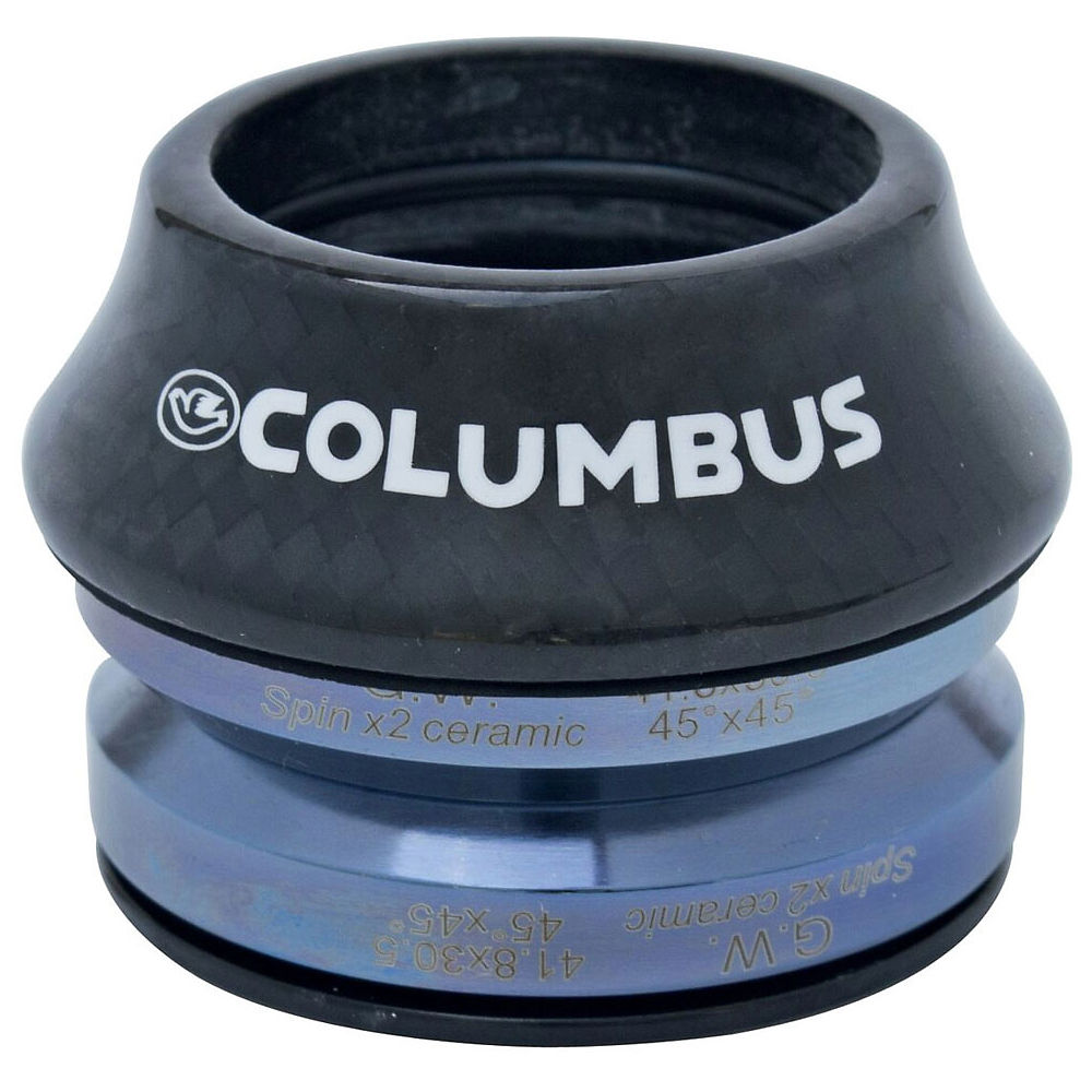 Image of Columbus Compass Integrated Tapered Headset - Carbon - Carbon/Ceramic}, Carbon